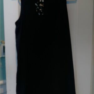 Joie Black Gayla Lace-Trim Dress